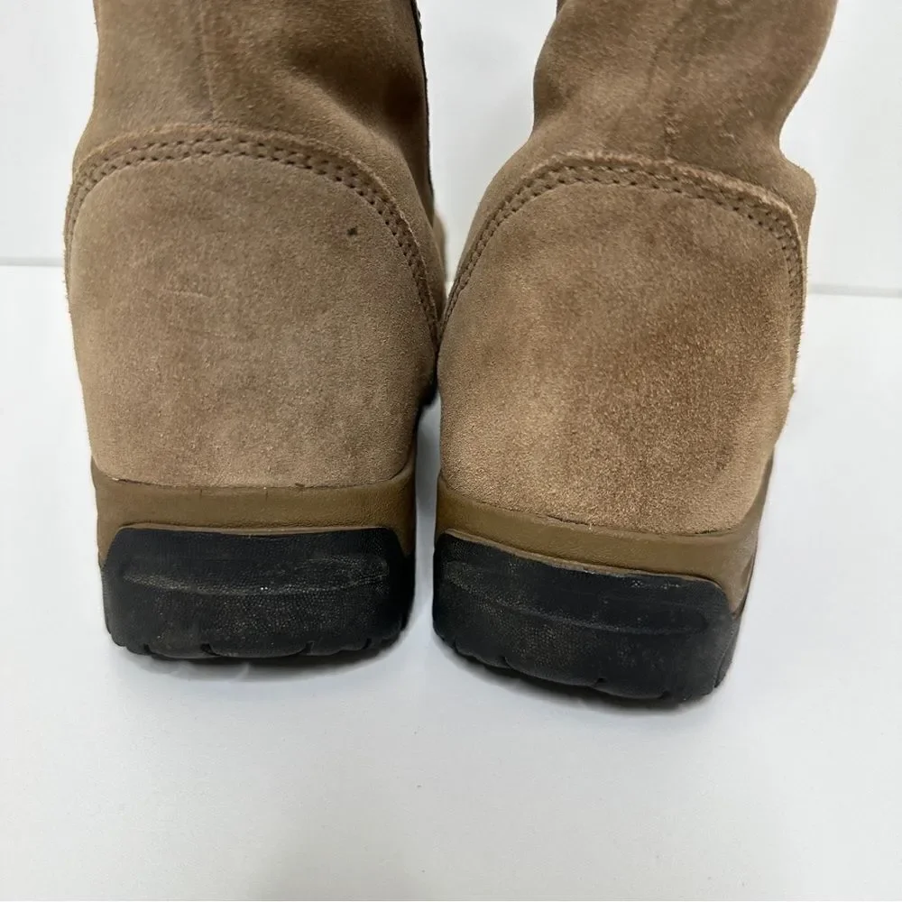 Sorel Waterfall Winter Boot Thinsulate Tan Suede Size 7 NL1964-250